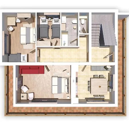 公寓 Appartments Hofer 斯达姆
